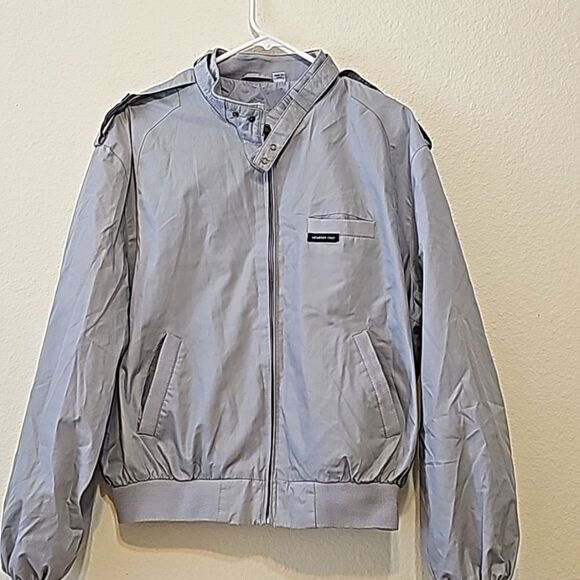 Men's Members Only Light Grey Jacket size 46 - Picture 1 of 9